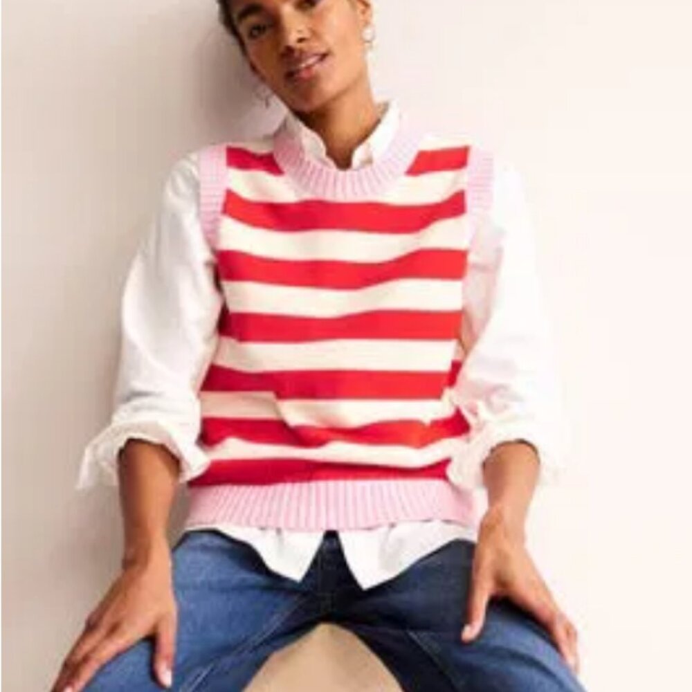 Boden Hotch Potch Cotton Vest